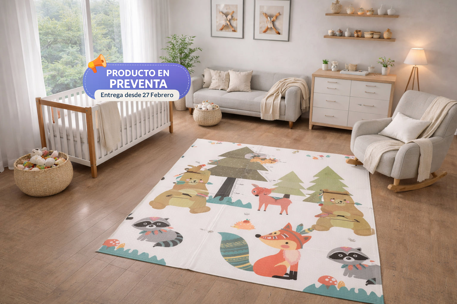 Renos - Alfombra para bebé 10mm (Preventa)