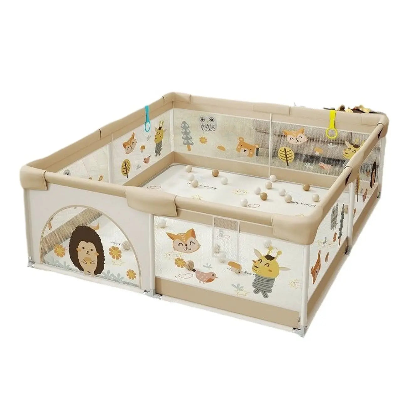 Pack Corral Erizo con Alfombra Plegable 150x180x1 cm