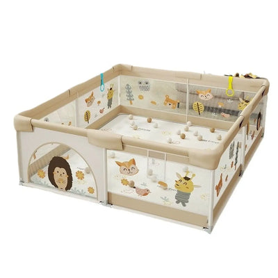 Pack Corral Erizo con Alfombra Plegable 150x180x1 cm