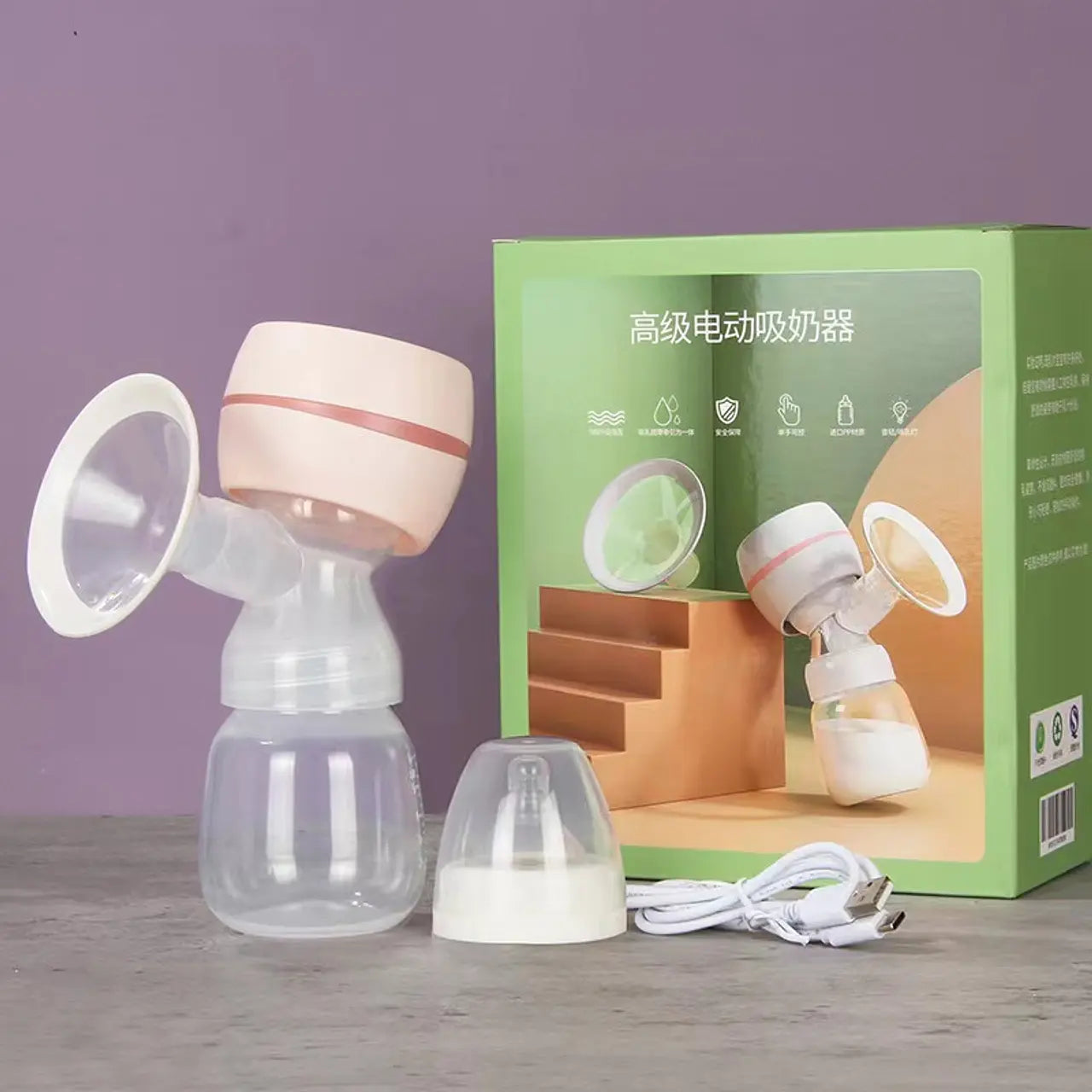 Extractor de leche electrico portatil 180 ml