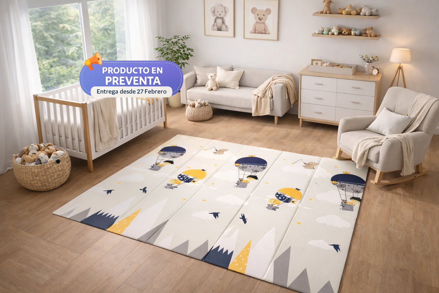 Safari - Alfombra para bebé 10mm (Preventa)